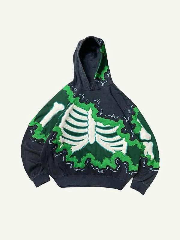 Men’s Skull Graphic Pullover Hoodie
