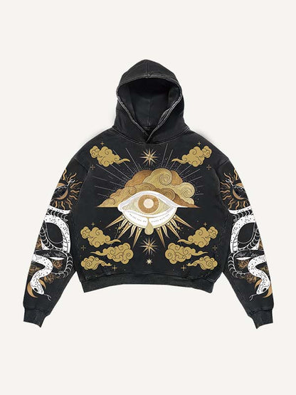 Fashion Casual Printed Polyester Sweater