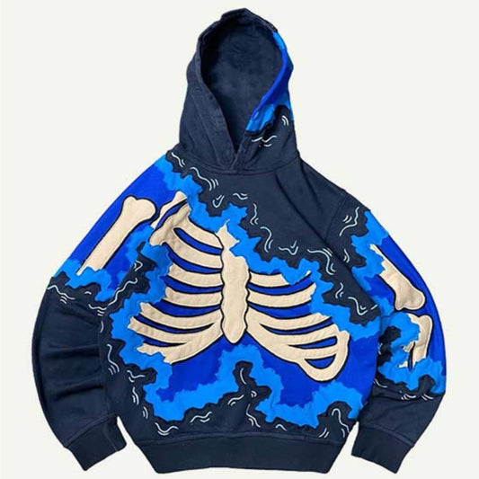 Men’s Skull Graphic Pullover Hoodie