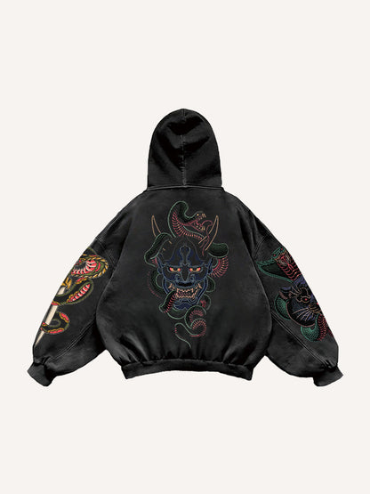 Tiger Graphic Casual Polyester Sweater – Comfortable Everyday Pullover