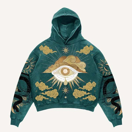 Fashion Casual Printed Polyester Sweater