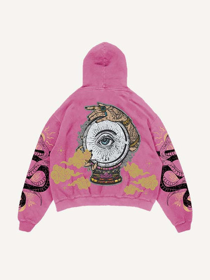 Fashion Casual Printed Polyester Sweater