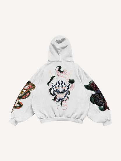 Tiger Graphic Casual Polyester Sweater – Comfortable Everyday Pullover