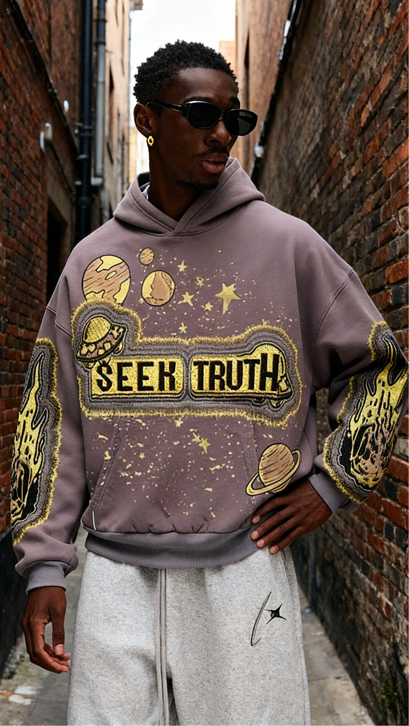 Casual Printed Polyester Pullover Sweater – Everyday Street Style